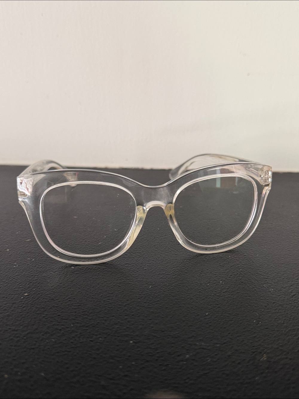Peepers Clear Transparent Round-Frame Blue Light Glasses for Women +0.00